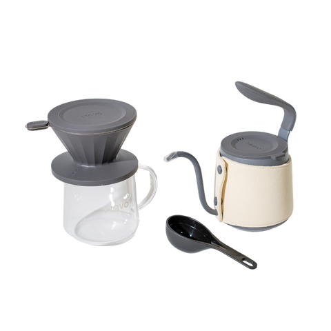 MAVO Little Whale Pour Over Set – Beginner Friendly & Gift-Ready (Mint/Black)