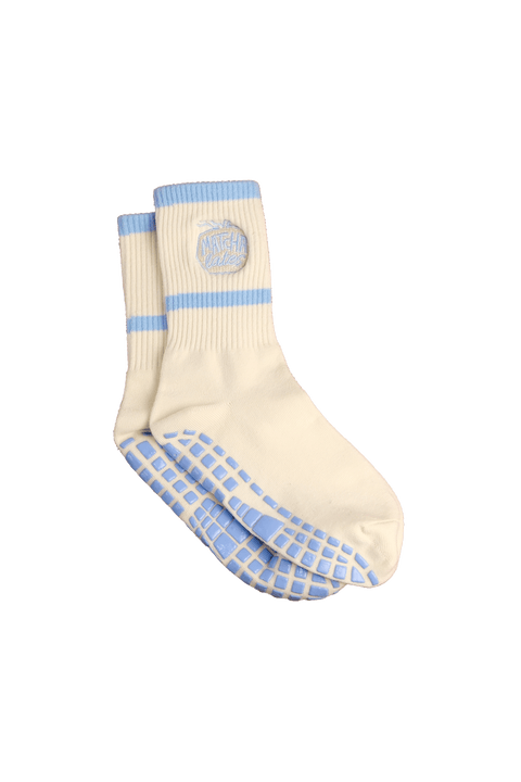 Matchalates Mid-Calf Grip Socks