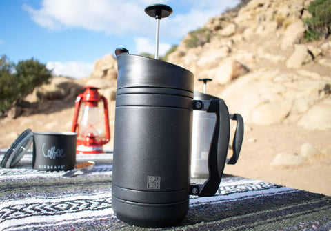 BruTrek - BaseCamp French Press - Forest Cloud