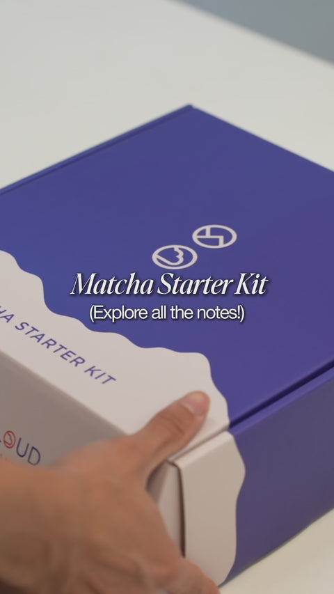 Forest Cloud Premium Matcha Starter Kit – 10 Sachets, Traditional Bowl, Chasen, Scoop & Sieve