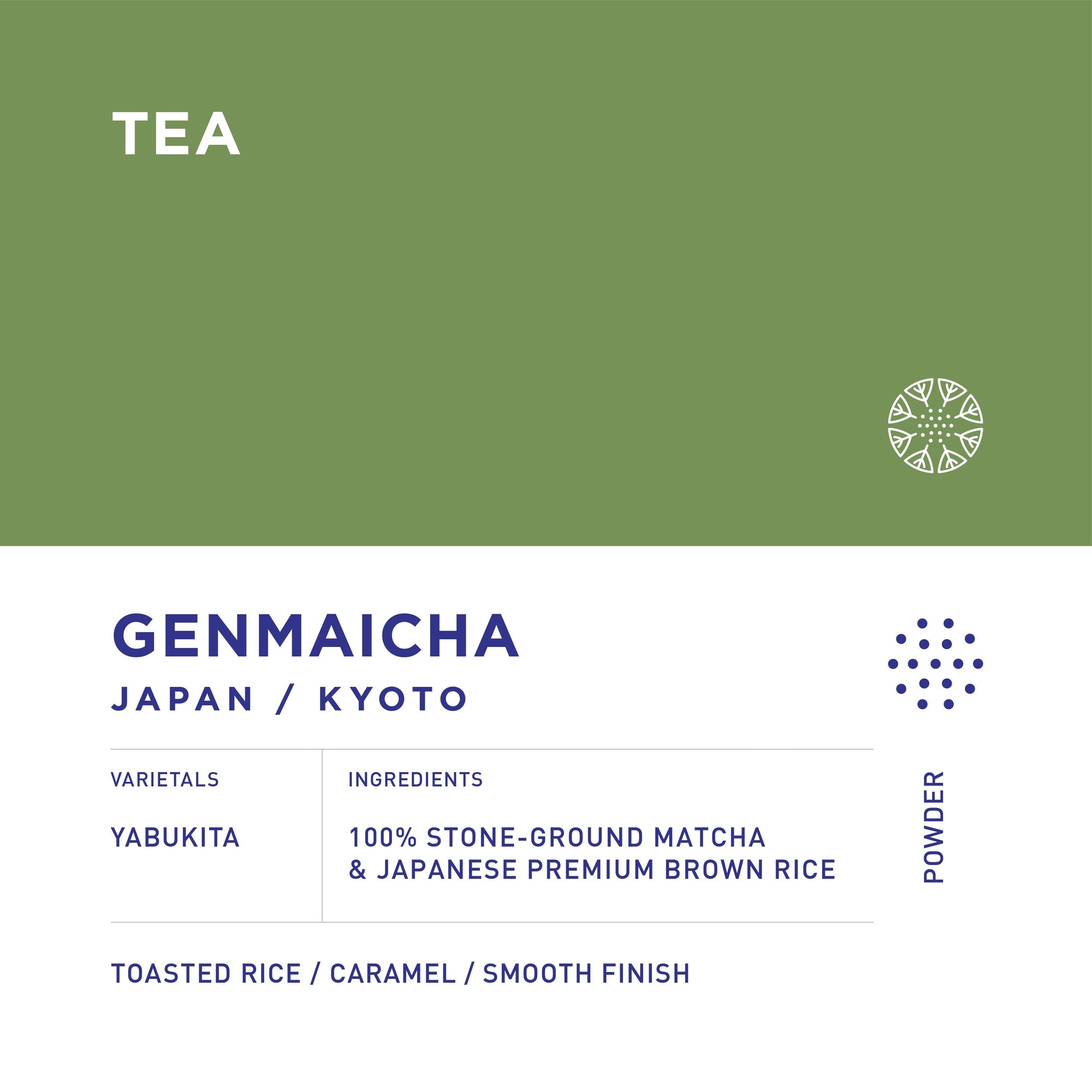 Genmaicha Japan Kyoto Brown Rice Green Tea 