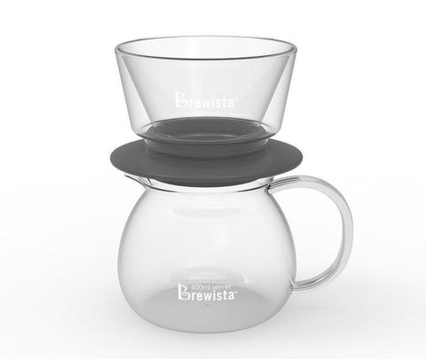 Brewista Double Wall Glass Smart Dripper - Forest Cloud