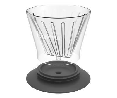 Brewista Flat V Cone Glass Dripper - Forest Cloud