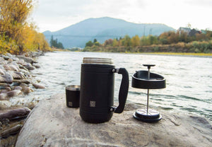 BruTrek - BaseCamp French Press - Forest Cloud