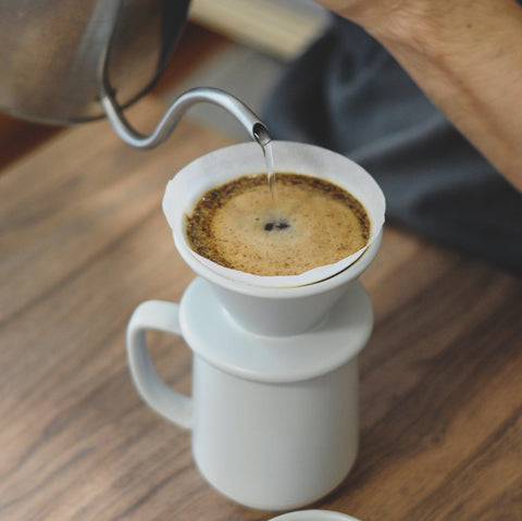 Bundle: Ceramic Dripper Set + Filter Paper + Coffee - Forest Cloud