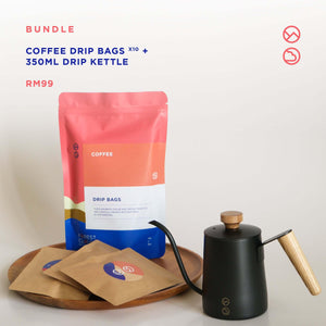 Forest Cloud Drip Bag Bundle: 10 Drip Bags + 1 Drip Kettle - Forest Cloud