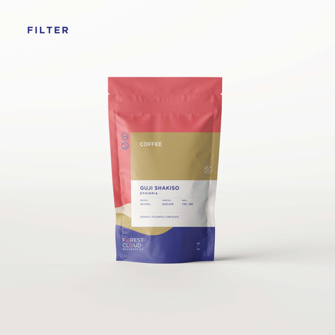 Bundle: Ceramic Dripper Set + Filter Paper + Coffee - Forest Cloud