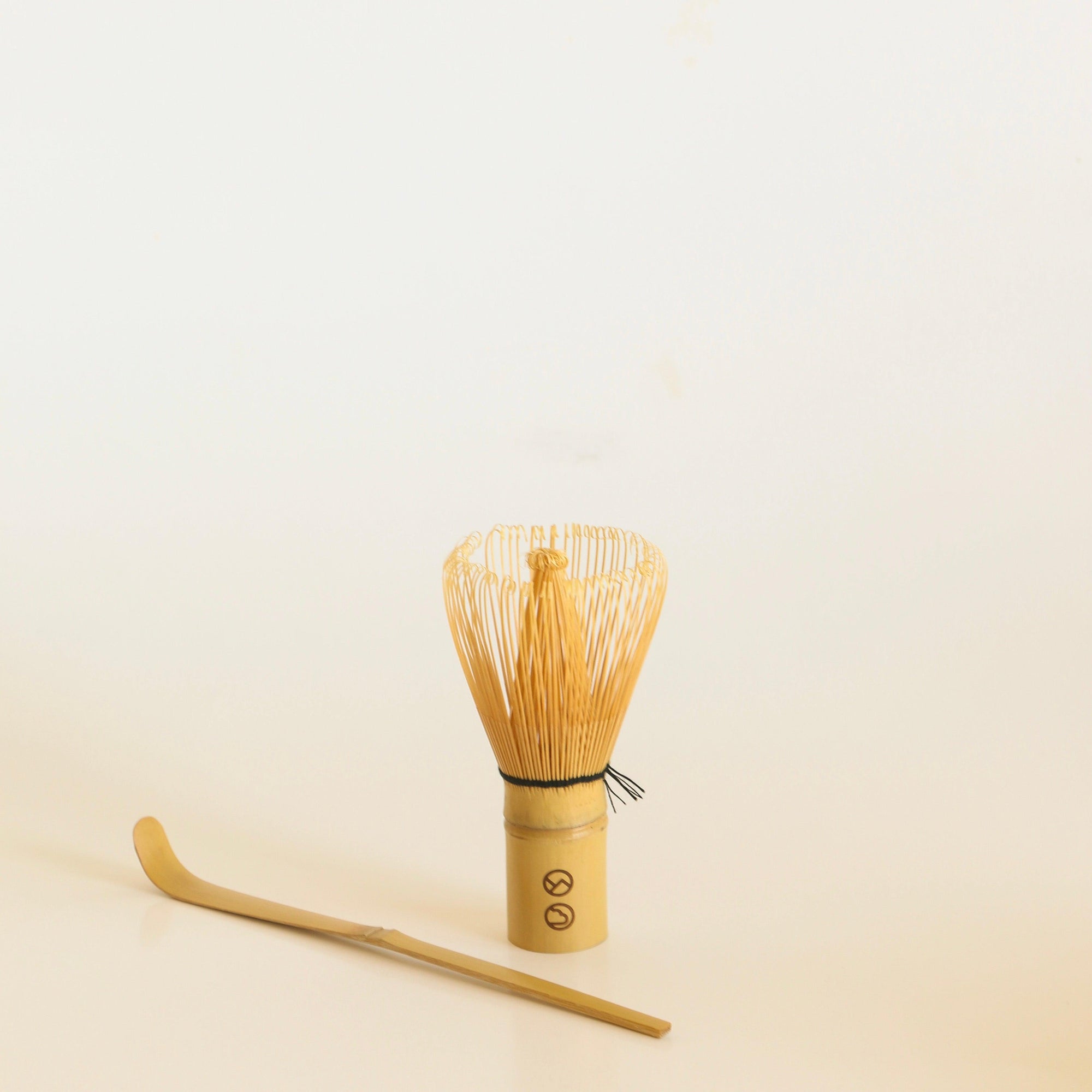 Traditional Chasen Bamboo Whisk + Bamboo Spoon - Forest Cloud