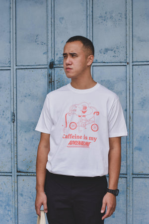 Coffee Adrenaline Tee - Forest Cloud